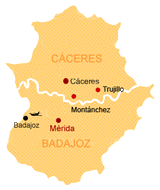 Extremadura - Caceres, Badajoz, Merida